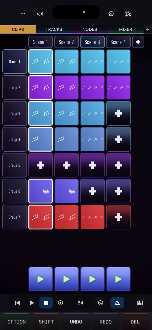 Clip launcher view