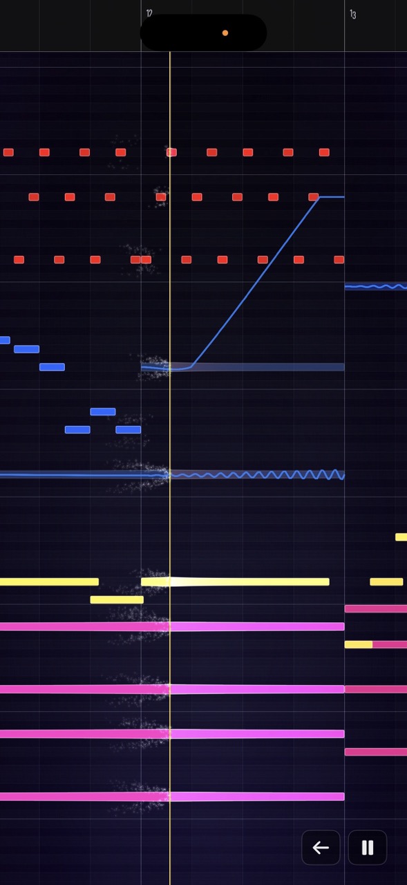 Fullscreen piano roll editor